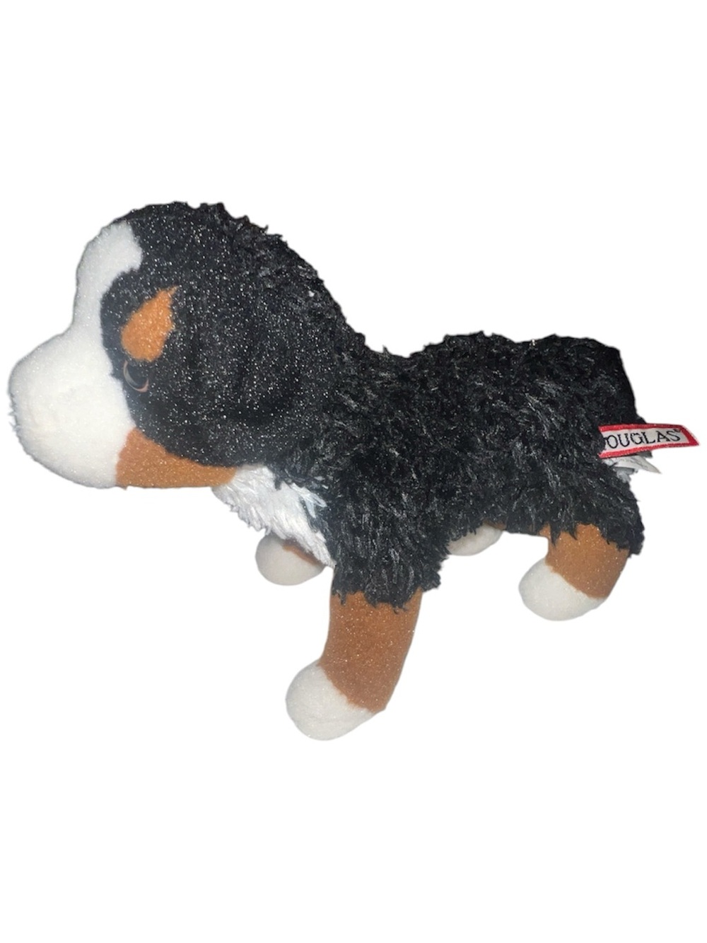 Douglas Plush Bernese Mountain Dog Toy - Black, Brown & White